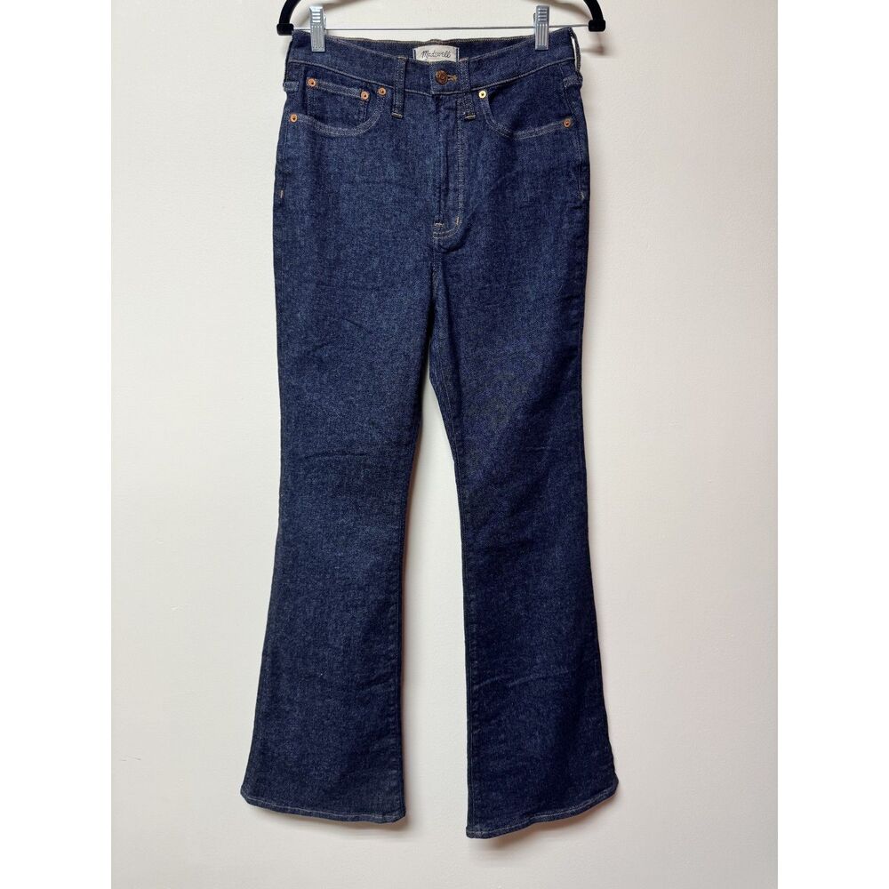 NWT - MADEWELL The Perfect Vintage Flare Jean Magic Pockets, Dark Wash, Sz 27